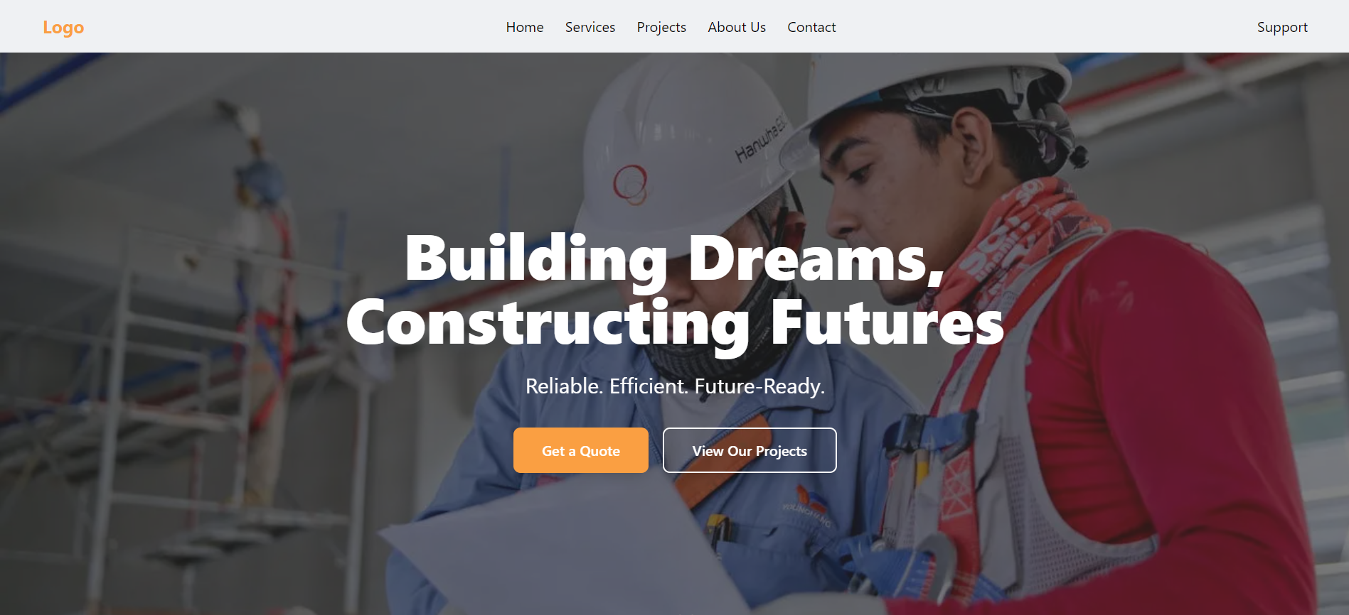 Construction Company Template